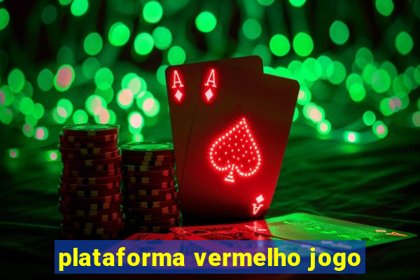 plataforma vermelho jogo